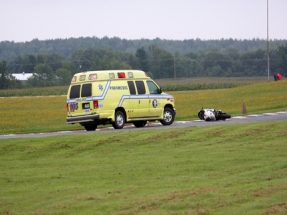 Ambulance accident moto