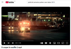 Semaine sans tabac 2011 publicite